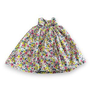 Baby Boden Floral Jumper Dress / Pinnie 12-18 Months Lined